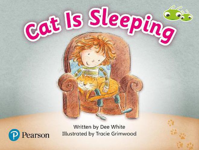 Cover image for Bug Club Guided Fiction Reception Pink A Cat is Sleeping
