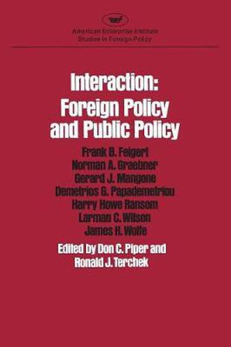 Cover image for Interaction: Foreign Policy and Public Policy