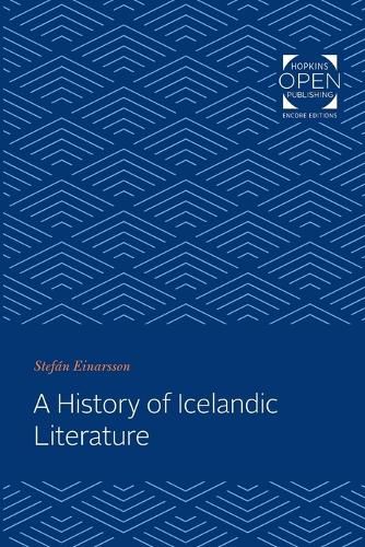 Cover image for A History of Icelandic Literature
