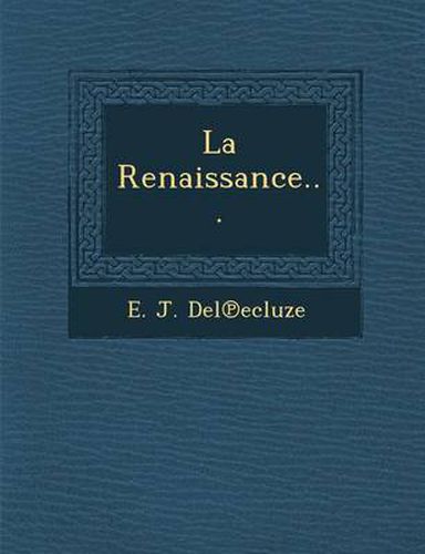 Cover image for La Renaissance...