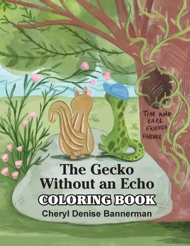 Cover image for The Gecko Without an Echo Coloring Book