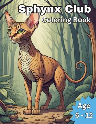 Cover image for Sphynx Club Coloring Booklet