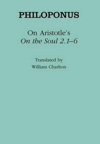 Cover image for On Aristotle's  on the Soul 2.1-6