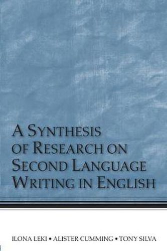 Cover image for A Synthesis of Research on Second Language Writing in English