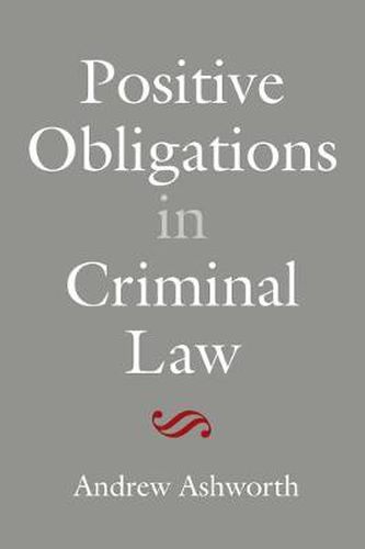 Cover image for Positive Obligations in Criminal Law