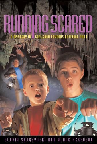 Cover image for Running Scared: A Mystery in Carlsbad Caverns National Park