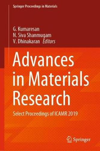 Cover image for Advances in Materials Research: Select Proceedings of ICAMR 2019