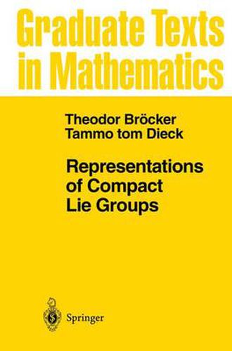 Cover image for Representations of Compact Lie Groups