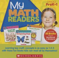 Cover image for My Math Readers Parent Pack: 25 Easy-To-Read Books That Make Math Fun!