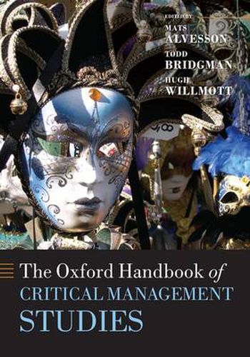 Cover image for The Oxford Handbook of Critical Management Studies