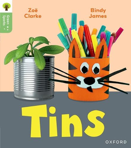 Cover image for Oxford Reading Tree Green Sparks: Level 1: Tins