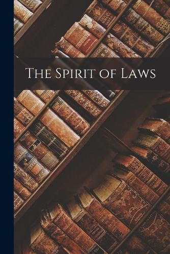 Cover image for The Spirit of Laws