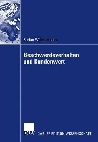 Cover image for Beschwerdeverhalten und Kundenwert