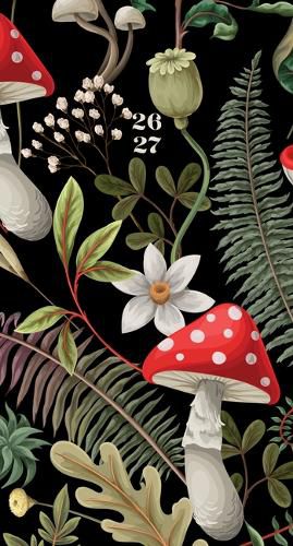 Cover image for Forest Mushroom 2-Year 2026-27 3.5 X 6.5 Monthly Pocket Planner