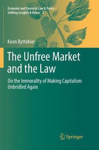 Cover image for The Unfree Market and the Law: On the Immorality of Making Capitalism Unbridled Again