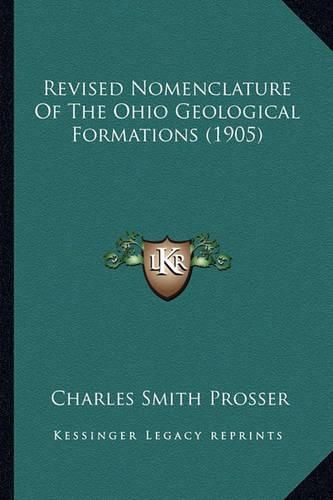 Revised Nomenclature of the Ohio Geological Formations (1905)