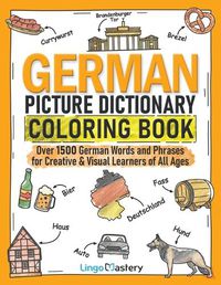 Cover image for German Picture Dictionary Coloring Book