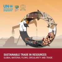 Cover image for Sustainable trade in resources: global material flows, circularity and trade, discussion paper by UNEP's environment and trade hub and the international resource panel