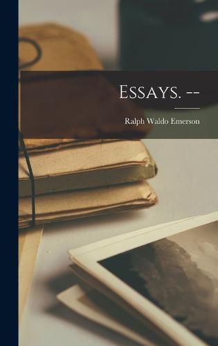 Cover image for Essays. --