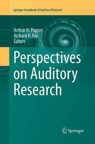 Cover image for Perspectives on Auditory Research