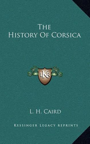 Cover image for The History of Corsica