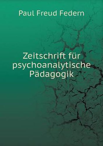 Cover image for Zeitschrift fur psychoanalytische Padagogik