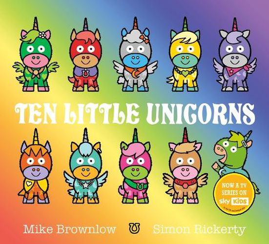 Cover image for Ten Little Unicorns