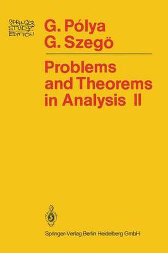 Cover image for Problems and Theorems in Analysis: Theory of Functions * Zeros * Polynomials Determinants * Number Theory * Geometry