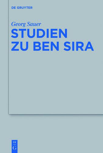 Studien Zu Ben Sira