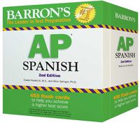Cover image for AP Spanish Flashcards, Second Edition: Up-to-Date Review and Practice + Sorting Ring for Custom Study