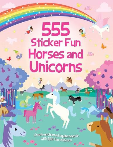 Cover image for 555 Sticker Fun - Horses and Unicorns