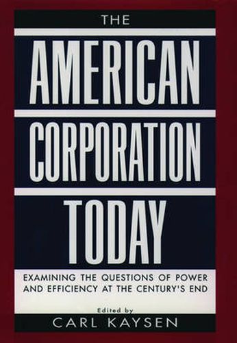 Cover image for The American Corporation Today