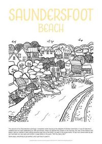 Cover image for Helen Elliott Poster: Saundersfoot Beach