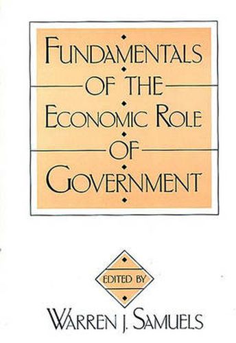 Cover image for Fundamentals of the Economic Role of Government