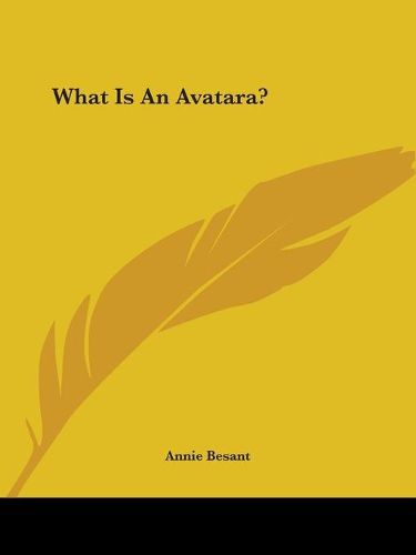 Cover image for What Is an Avatara?