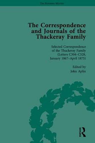 Cover image for The Correspondence and Journals of the Thackeray Family