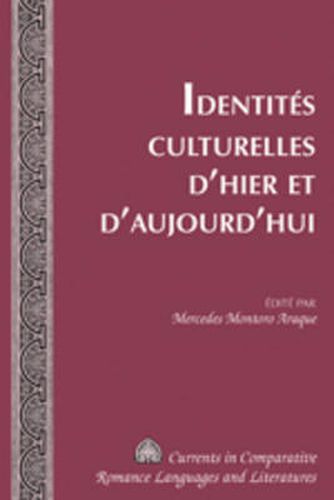 Cover image for Identites Culturelles d'Hier et d'Aujourd'hui