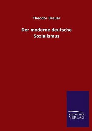 Cover image for Der moderne deutsche Sozialismus