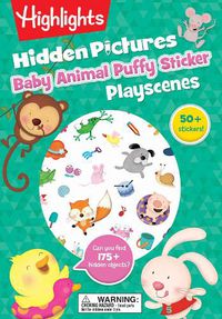 Cover image for Baby Animal Hidden Pictures Puffy Sticker Playscenes