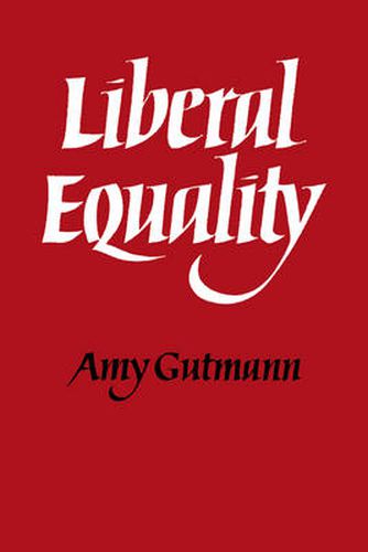 Cover image for Liberal Equality