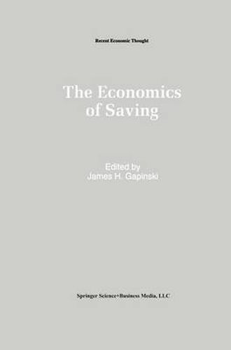 Cover image for The Economics of Saving