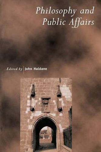 Cover image for Philosophy and Public Affairs