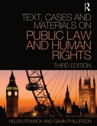 Cover image for Text, Cases and Materials on Public Law and Human Rights