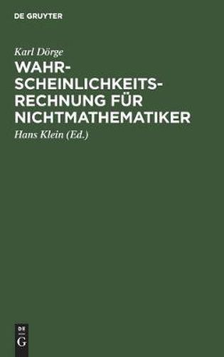 Wahrscheinlichkeitsrechnung Fur Nichtmathematiker