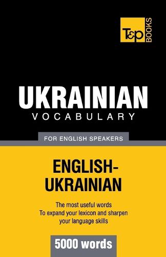 Cover image for Ukrainian vocabulary for English speakers - 5000 words