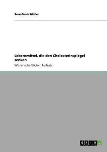 Cover image for Lebensmittel, die den Cholesterinspiegel senken