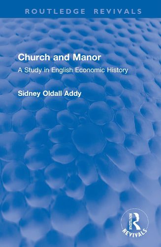 Cover image for Church and Manor