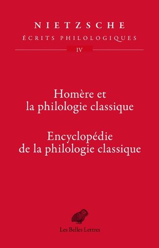 Cover image for Homere Et La Philologie Classique