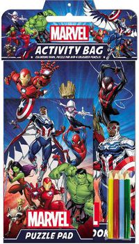 Cover image for Marvel: Activity Bag (Starring Captain America)