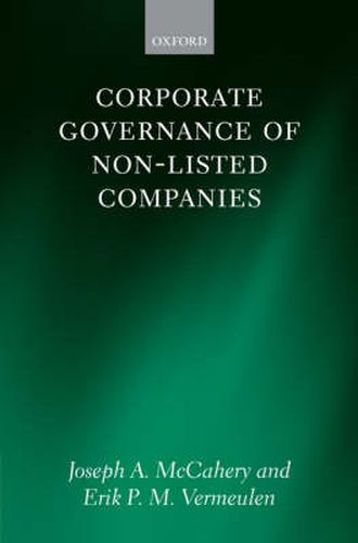 Cover image for Corporate Governance of Non Listed Companies